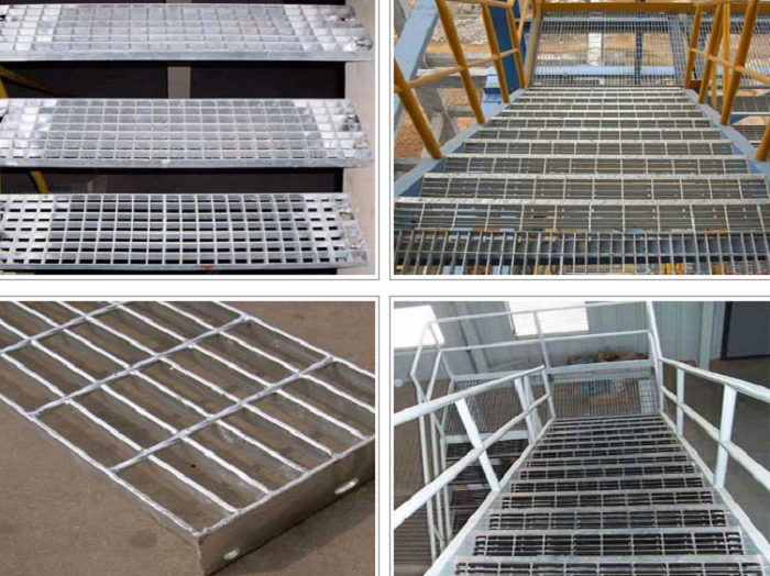 鍍鋅鋼格柵踏步板