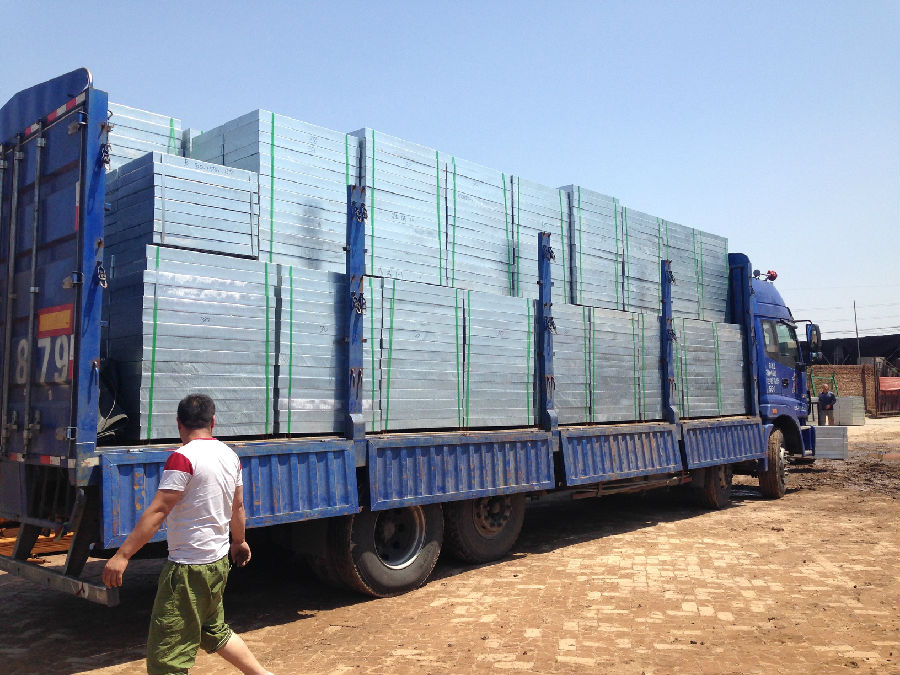 鍍鋅鋼格柵板平臺(tái) 鍍鋅鋼格柵板平臺(tái)